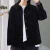 Women Corduroy Jacket Korean Version Retro Versatile Casual Jacket With Pockets Solid Loose Top Outerwear Coat S-6XL