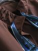 Safari Style Flowing Stand Collar Scarf Ribbons Long Sleeves Top Autumn Korean Style Solid Color Women's Coats