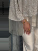 Sequined Tassel Oversized Shawl Tops Women Sexy Roud Neck Long Sleeve Shining Loose Fitting Capes Chic Ladies Partywear Clubwear