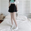 Korean Wide Leg Shorts Ladies Casual All-Match Elastic Waist Sport Short Pants Woman Solid Color Simple Loose Shorts