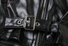Zip Women Varsity Jacket Faux Leather Patchwork Cinched Waist Autumn Wild Street Hipster Uniform Crop Coat