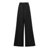Wide Pants Woman Autumn Pleated Breathable Casual Trousers Loose Versatile Middle-aged Women's Clothing 12623019