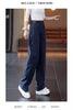 Army Green Wide-Leg Overalls Pants Women Spring Autumn 2026New Drape High Waist Trousers Loose Slim Narrow Straight Pants Female