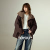 Women Coats Winter Oxford Fabric 3-in-1 Protection Cashmere-like Thickened Warm Plush Cotton Coats