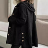 Women's outerwear top autumn hooded loose fitting women's corduroy casual jacket