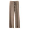 Soft Knitted Pants Women's Autumn/Winter Outerwear Hanging Knitted Wide Leg Pant White Floor Pants Straight Leg Pants