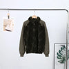 Street Faux Fur Patchwork Jacket Women Design Sense Long Sleeves Casual Female Coat Autumn Winter Lady Streetwear