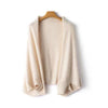Wool Cape Draped Over Women's Knitted Warm Jacke Dual-purpose Scarf for Autumn and Winter