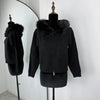 Slim Knit Cardigan Hoodies Women Autumn Solid Long Sleeve Sweater Coats Winter Street Vintage Basic Hoodie