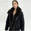 Faux Fur Neck Short Jackets Women Long Sleeve Ruff Thicken Loose Outerwear Female Autumn Winter Chic Daily Coats