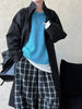 Office Lady Trench Coat Solid Color Lapel Long Sleeves Single Breasted Loose Windbreaker Spring Autumn 2DA8844