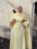 Elegant Long Sleeves Dresses Spring Women Bell Sleeve Long Dress Autumn High Waist Pullover Loose Knee Length Dress