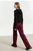 Minimalism Casual Pants for Women Autumn Wide Leg Loose Vertical Elastic Waist Drawstring Sporty Trousers 12343338