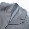 Elegant Button Jacket Pants Suit Women Solid Loose Full Sleeve Lapel Jackets Straight High Waist Trousers Suit