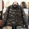 Janveny 90% White Duck Down Jacket Women Ultra Light Down Coat Casual Loose Stand-Up Collar Clothes Waterproof Windproof Outwear