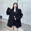 Korean High-Quality Women Blazer Autumn V-neck Loose Long Sleeve Temperament Casual Blazers Jackets Female Outerwear