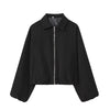 Mujer Women's Bomber Jacket Zip Puffed Varsity Jackets for Women Cropped Demi-season Jacket for Women Coats Outerwears