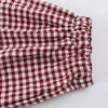 Guobioziy Women's Jacket Autumn Plaid Long-Sleeve Drawstring Loose Jacket Parka Casual Versatile