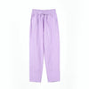 Women Pants Spring Autumn Ankle Length Casual Straight Pencil Solid Elastic Waist Harem Girls Pants Thin Cotton Linen Trousers