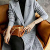 Autumn Winter Knit Sweater Jacket Women Loose Mid Long Lapel Temperament Small Fragrant Sweater Windbreaker Coat Female