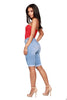 Skinny Jeans for Women High Waist Stretch Denim Trousers Mom Jeans Knee Length Pencil Pants Casual Comfort Trousers Oversize