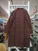 Office Lady Trench Coat Solid Color Lapel Long Sleeves Single Breasted Loose Windbreaker Spring Autumn 2DA8844