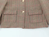 Women's 2 Piece Set Plaid Single Breasted Blazer & Side Zipper Calf-Length Trousers Casual Female Chic Lady Pants Sets