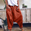 Women's Casual Harem Crotch Pants, Lace-up Harem Pants, Women Trousers, Oversized Hip-hop Streetwear Woman