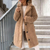Autumn Long Winter Coat Woman Flannel Coat Women Warm Ladies Fur Teddy Jacket Female Plush Teddy Coat Oversize Outwear