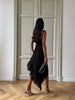 Camisoles Solid Sheath Elegant Women Dresses Irregular Hem Party Sexy Club Outifts Female Bodycon Fitness Robes