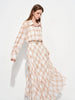 Retro Checkered Elegant Commuter Dress for Women Spring Quick-Drying Easy-Care WIth Inner camisole Dress