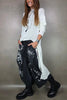 Streetwear Sweater Dress Autumn Clothing Women Full Sleeve O-Neck High Split Long Dresses Female Casual Loose Sweater Robe Femme