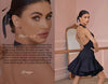 Adult Latin Dance Dress Clothes Leopard Dress for Women Sexy Rumba Cha Cha Tango Dance Skirt Performance Practice Dancewear
