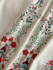 Runway Designer Dresses Women Stand Neck Long Sleeve Floral Print With Belt Boho Holiday Dress Flower Long Robes