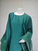 Eid Muslim Abaya Women Dress Satin Bat Sleeve Vestidos Largos Party Dresses Arab Long Robe Morocco Dubai Kaftan Silky Jalabiya