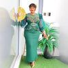 Spring Elegant African Dresses for Women Africa Clothing Plus Size Wedding Party Long Dress Dashiki Ankara Outfits Robe