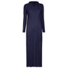 Pleated Long Sleeve V-neck Dress Women Spring Korean Designer Casual Black Dresses Elegant Aesthetic Clothes
