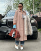 Women Red Plaid Long Trench Coat Casual Lapel Single Breasted Full Sleeve Windbreaker Jacket Y2k Autumn Lady Streetwear