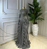 Women O-neck Long Sleeve Big Swing Pleated Maxi Dress Fall Winter Evening Sexy Party Vacation Long Dresses Vestidos