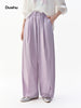 Fall Women‘s Polka Dot Barrel Leg Pants, High Waist Turned-Down Waistband Trousers for Casual Chic Style