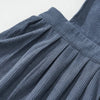 Retro Women's Corduroy Dress Square Neck Casual Medieval Dresses Vestidos Para Mujer