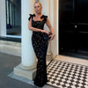 Elegant Long Party Dress Women Sexy Slim Hip Package Bow Sling Female Christmas Evening Dresses Club Maxi Lady Robe