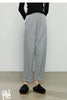 Women Casual Pants Winter Sweatpants Tapered Elastic Waist Split Design Fleece-Lined Warm Trousers