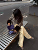 Leopard Printed Faux Fur Women's Coats Slim Lapel Single Breasted Full Sleeve Coat Autumn Winter Lady Warm Jackets