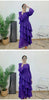Spring Ruffles Pleated Dress Women Round Neck Flare Sleeves Loose Chic Long Length Female Party Clothes 2DA3391