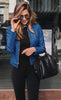 Autumn and Winter Women's Large Size Leather Jacket Solid Color Slim Street Elegant Versatile Top PU Suit Jacket