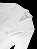 Stylish White Women Blazer Dress V Neck Long Sleeves Oversized 3D Flower Office Business Events Cocktail Party Formal Occasions