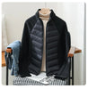 Women's Short Lightweight Down Cotton Coat Autumn Winter Stand-up Collar Zipper Puffer Parkas Jacket Casual Windproof