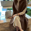 Spring Winter Woolen Women Coat Solid Elegant Vintage Thick Korean Batwing Style Chaqueta Mujer 2R8845