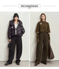 Minimalist Women's Casual Pants Winter Classic Versatile Warm Elastic Drawstring Loose Pants Female Trousers 12424082